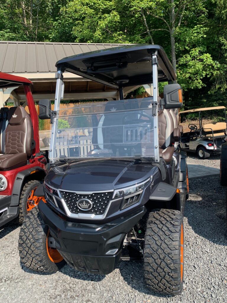 gray evolution electric golf cart d-max model